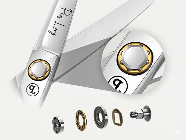 Detalle del eje con rodamiento de bolas